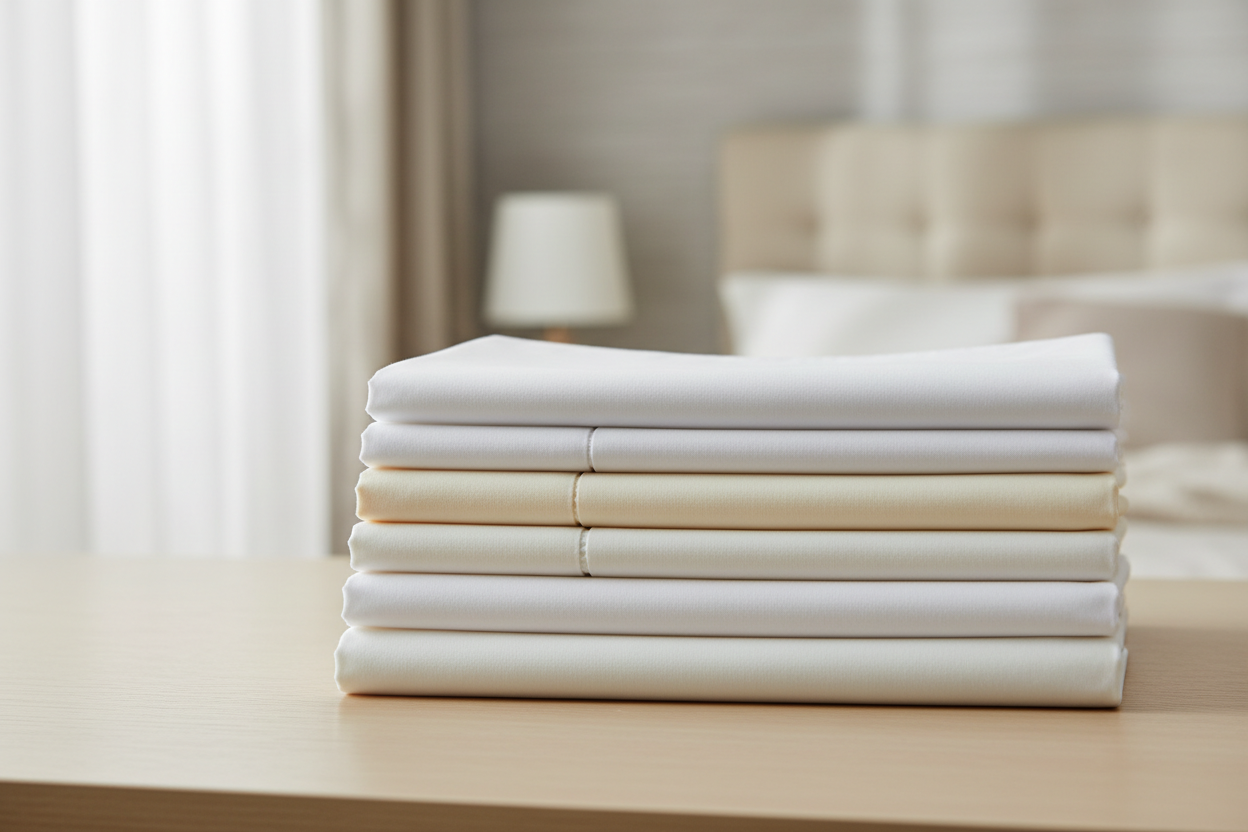 Ironed fitted sheets