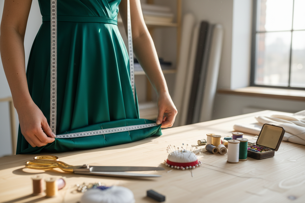 dress altration shortnings