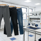 dry cleaning tourser/jean ironing