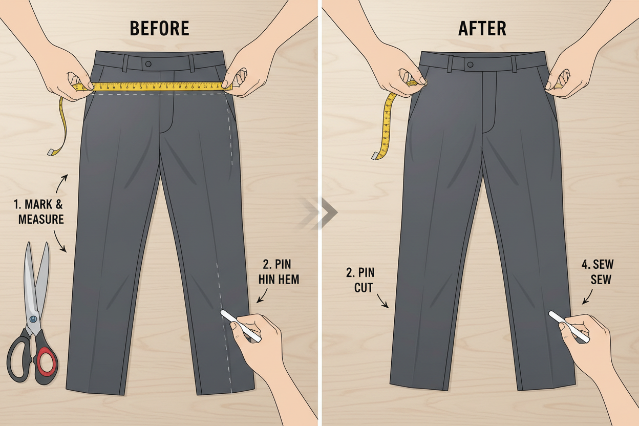 shorten full/leanth peant